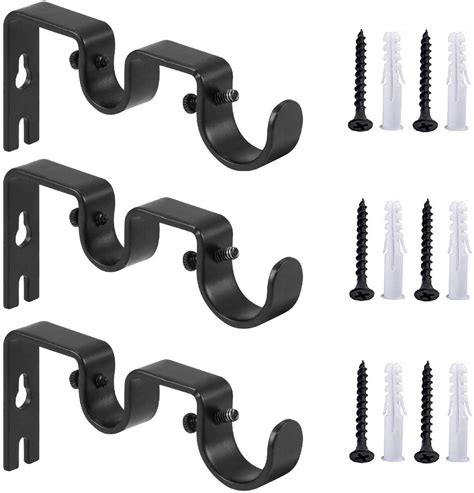 sturdy curtain rod brackets